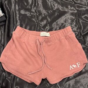 Abercrombie & Fitch Women's Mauve Athletic Shorts
